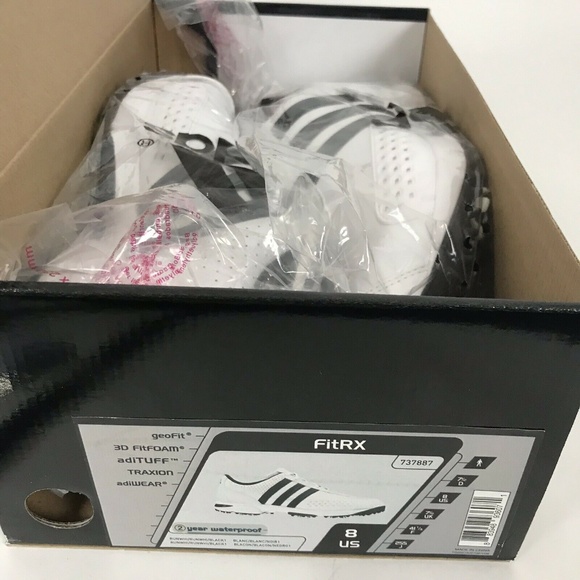 adidas Mens Golf Shoes FitRx Waterproof Size 8 - Picture 8 of 8